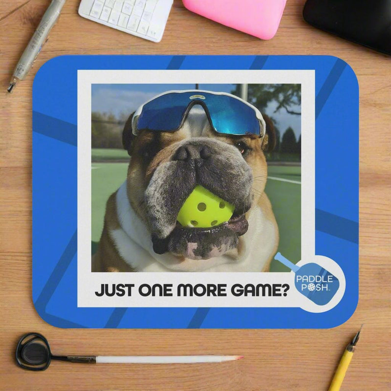pickleball mousepad english bull dog