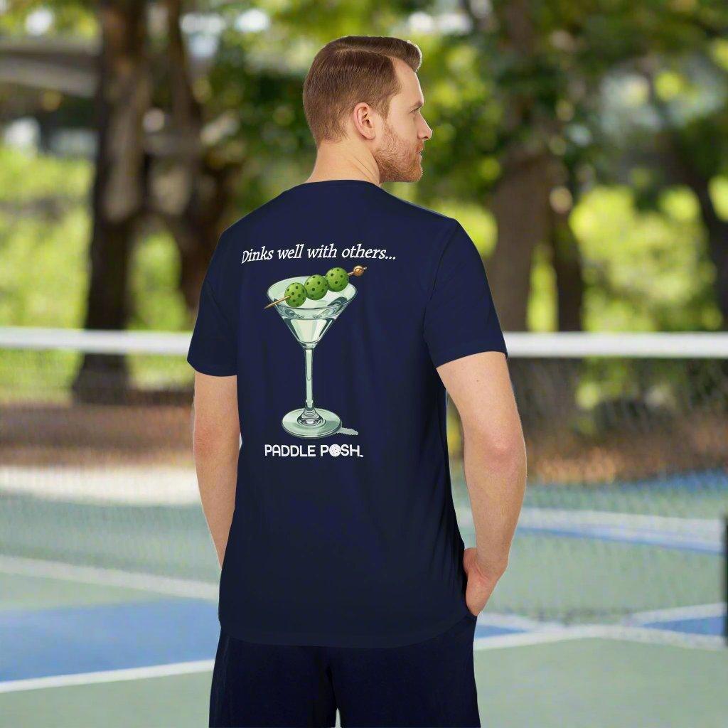 Mens-moisture-wick-Pickleball-Graphic-Shirt—navy-blue-adidas