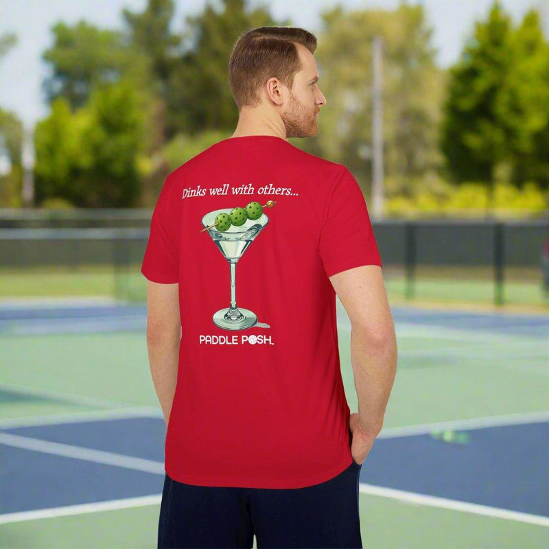 Mens-moisture-wick-Pickleball-Graphic-Shirt-red-adidas