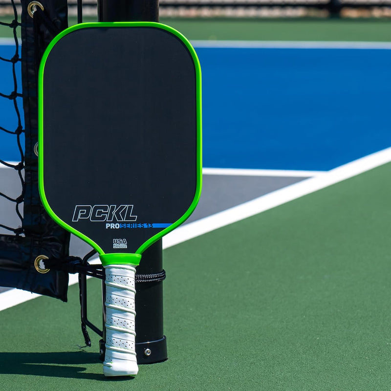 PCKL Pro Series Pickleball Paddle 13mm or 16mm Raw Carbon Fiber | Thermoformed with Foam Injected Walls | USAPA