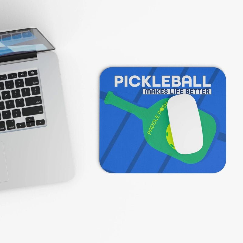 pickleball gift ideas office mousepad happy face